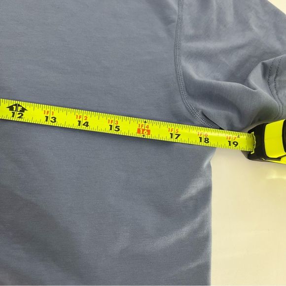 Bylt Shirt Mens Small Blue Drop Cut Lux Bssics Short Sleeve Athletic Performance - Picture 6 of 7